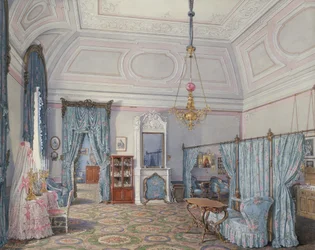 Interiors of the Winter Palace: The Fifth Reserved Apartment, The Bedroom of Grand Princess Maria Alexandrovna