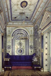 The Blue Study in the Grand Palais in Tsarkoye Selo, before 1840