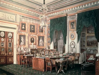 The Study of Alexander III at Gatchina Palace, c.1881