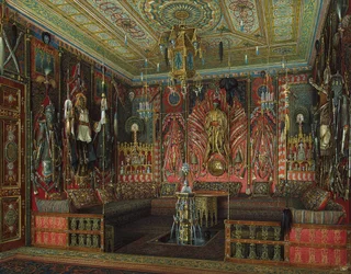 Turkish Room in the Catherine Palace in Tsarskoye Selo, Mid 19th century