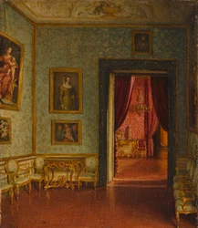 Palazzo Colonna. View to the Sala del Trono