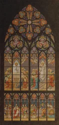 Design for a Stained Glass Window of the Votive Church in Vienna