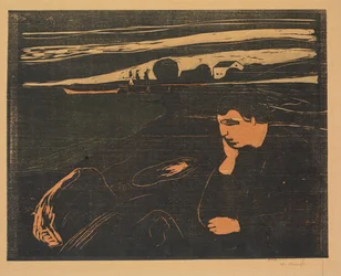 Evening. By the Beach (Melancholy)