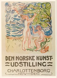 Edvard Munch: "The Norwegian Art Exhibition, Charlottenborg"