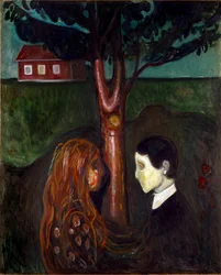 Eyes in the Eyes, 1894. Sun. 136 x 110 cm, Oslo, Kommunes Kunstsamlinger, Munch-Museet (Musée Munch)
