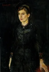 Inger Munch in Black