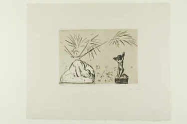 Interior with Sculptures
