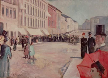 Military Band on Karl-Johann Street, Oslo