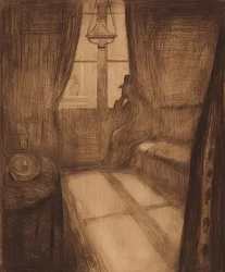 Moonlight. Night in Saint Cloud. 1895