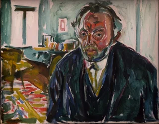 Self-portrait after the Spanish flu