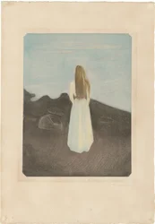 Young Woman on the Beach