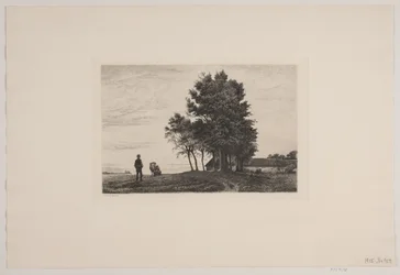 Evening Outside a Farmhouse