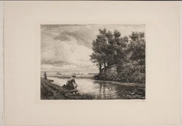 Dutch Landscape with Watercourse