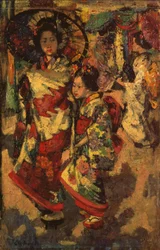 Two Geisha Girls