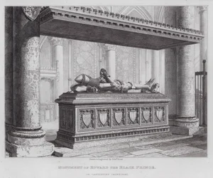 Monument of Edward the Black Prince, in Canterbury Cathedral