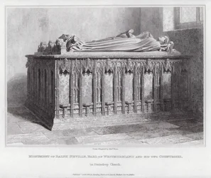 Monument of Ralph Neville, Earl of Westmoreland and his two Countesses, in Staindrop Church
