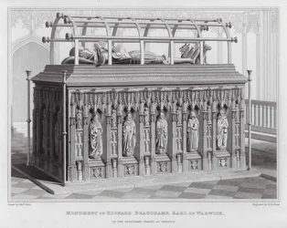 Monument of Richard Beauchamp, Earl of Warwick, in the Beauchamp Chapel at Warwick