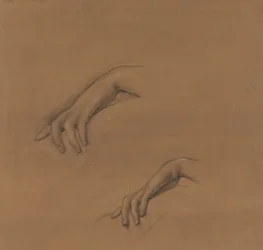 Studies for a Hand in The Godhead Fires