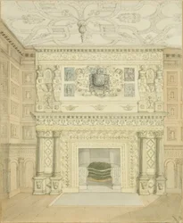 Chimneypiece, Great Oak Room, Red Lodge
