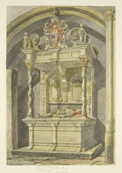 Monument to Sir John Newton, Bart., in Bristol Cathedral