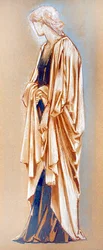 Study of a draped figure