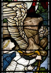 Angel & Bull (detail), Rivers of Paradise, 1875