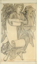 Angel with Scroll - Figure Number Seven