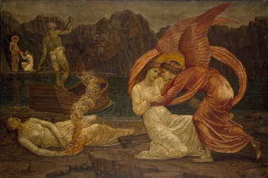 Cupid and Psyche - Palace Green Murals - Psyche Receiving the Casket from Proserpine