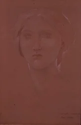 Study of Margaret Burne-Jones for 