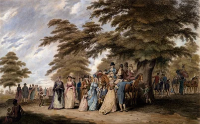 An Airing in Hyde Park, 1796