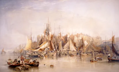 Billingsgate, First Day of Oysters, Early Morning