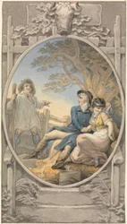 Design in Color for a Bookplate
