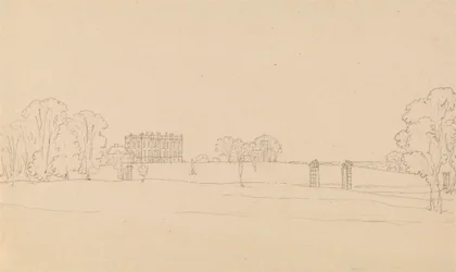 Distant View of Easton Neston, Northants