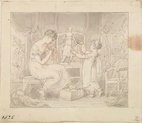 Illustration for The New Doll: Sewing Clothes for the Doll