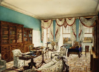 The Library, Binfield, Berkshire, with a View Over the Park