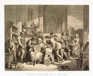 Introduction of the art of printing, from 