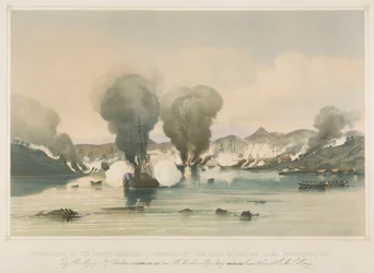 Destruction of the Pirate Squadron Commanded by Chui Apoo, in Byas Bay, China