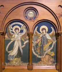 Garstang, St Thomas, Shrigley & Hunt, Edward Holmes Jewitt, Angel Reredos