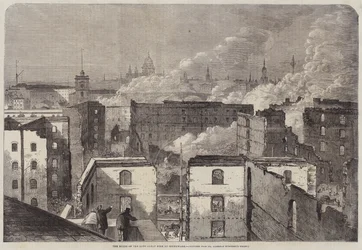 The Ruins of the Late Great Fire at Southwark