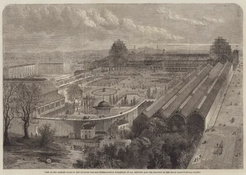 View of the Present State of the Building for the International Exhibition of 1862