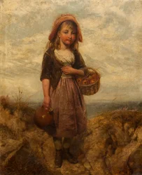 Girl with a Basket of Apples