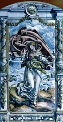 October, from a Series of Tile Panels for the Dutch Kitchen
