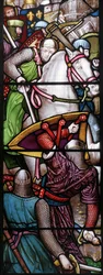 The Relief of Dover Castle by John de Pencester (detail)