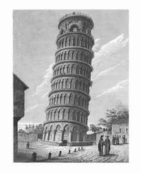The Leaning Bell-Tower, at Pisa