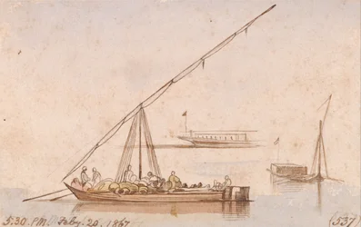 Boats on the Nile