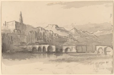 Bridge with Mountains in the Distance, Ventimiglia
