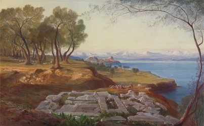 Corfu from Ascension, ca. 1860