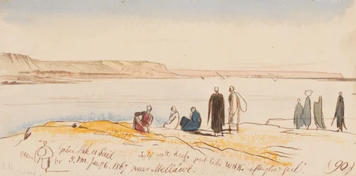 Gebel Shk. es Said, near Mellawi; 5:00 P.M., 6 Jan. 1867 (90)