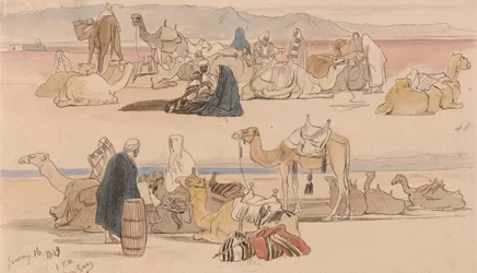 Near Suez, 1 PM, 16 January 1849