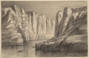 River Winding through a Rock Formation (Philae, Egypt)